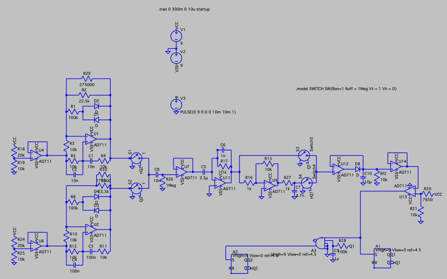 LTSpice Circuit Implementation